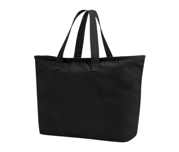 OVERSIZED HEAVY DUTY CANVAS TOTE BAG 475GSM Black WESTFORD MILL