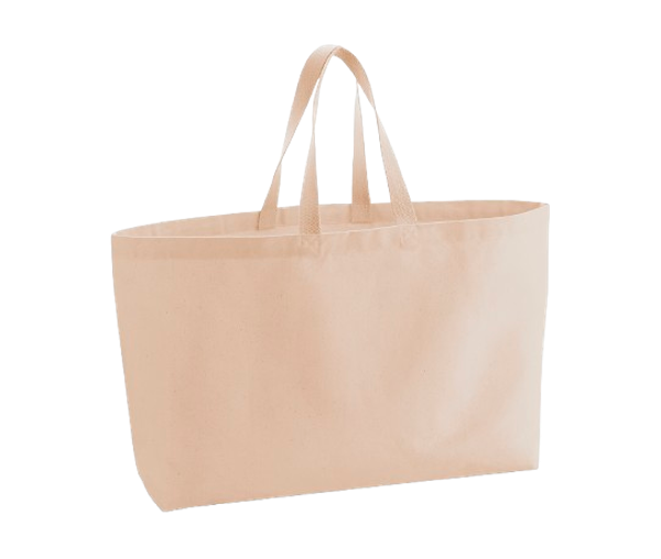 Oversized Canvas Bag 475G Peach Westford Mill