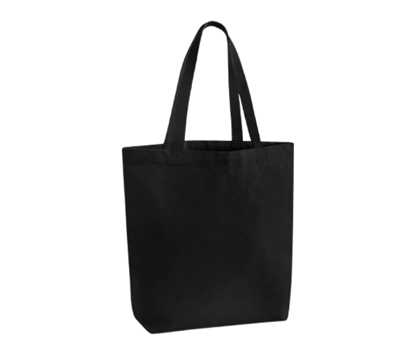 HEAVYWEIGHT CANVAS TOTE BAG 475GSM Black WESTFORD MILL