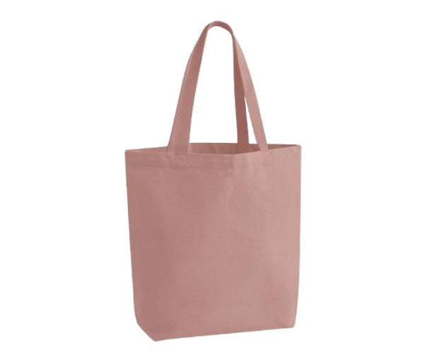 HEAVYWEIGHT CANVAS TOTE BAG 475GSM Rose pink WESTFORD MILL