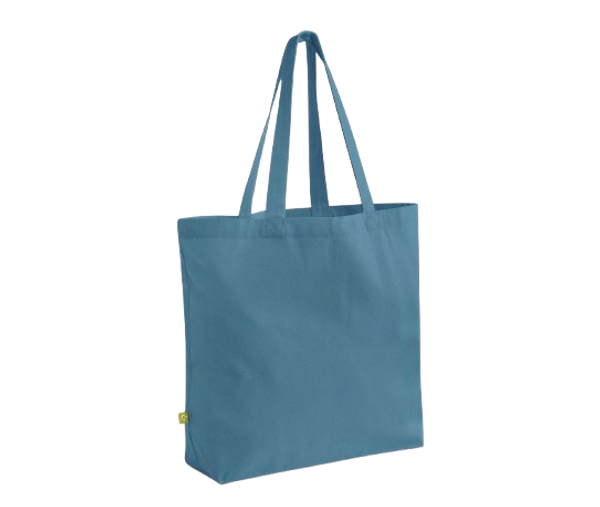 EARTHAWARE® ORGANIC MAXI BAG FOR LIFE 340GSM Airforce Blue WESTFORD MILL