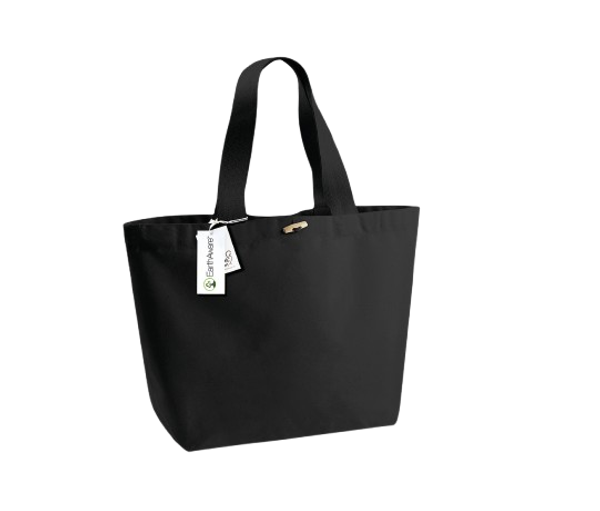 EarthAware® Organic Marina Tote XL 340G Black Westford Mill