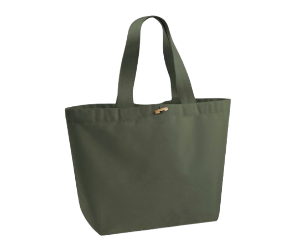 EarthAware® Organic Marina Tote XL 340G Olive Green Westford Mill