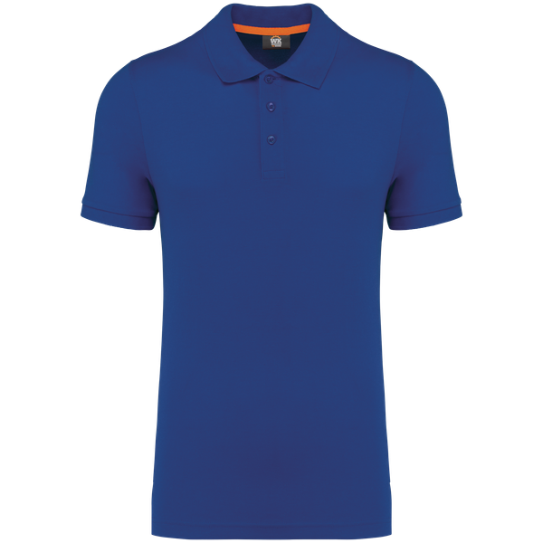 Polo écoresponsable homme Royal Blue WK. Designed To Work