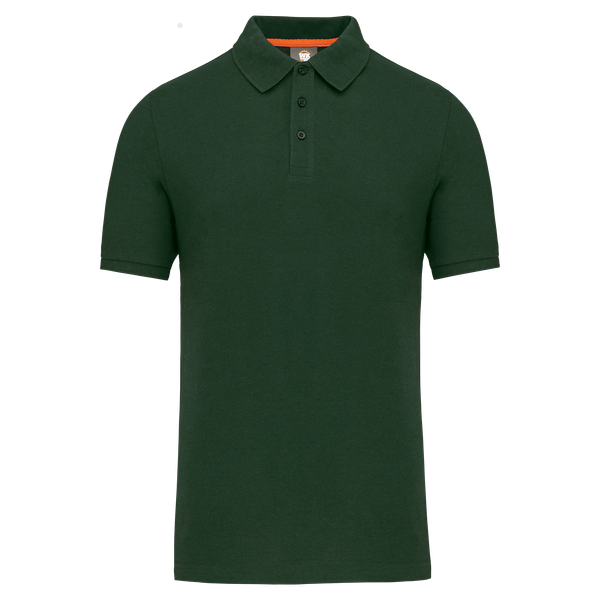 Polo écoresponsable homme Forest Green WK. Designed To Work