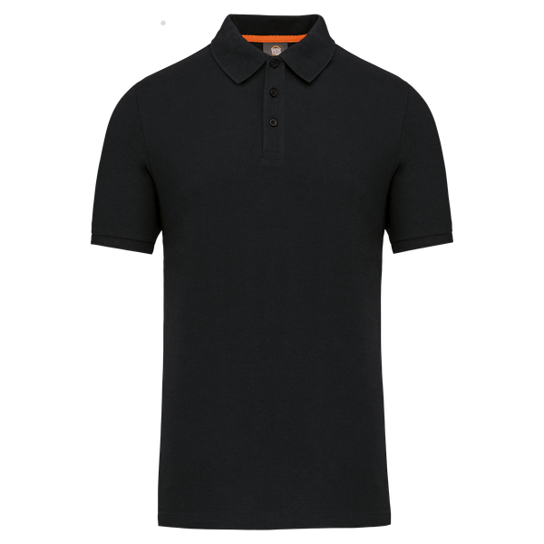 Polo écoresponsable homme Black WK. Designed To Work
