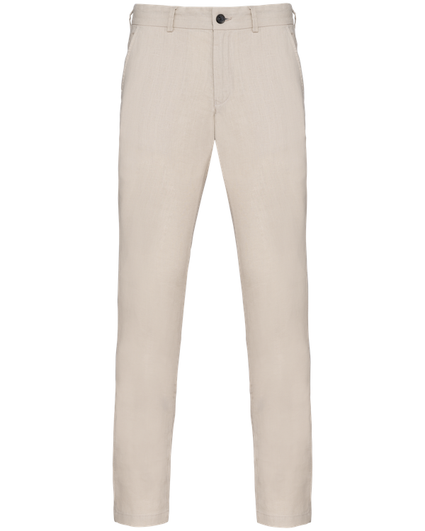 Pantalon en lin homme Linen Sand Spasso