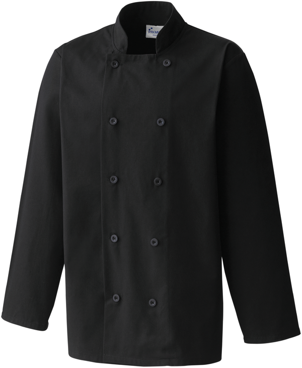 Veste de cuisine manches longues Black Premier