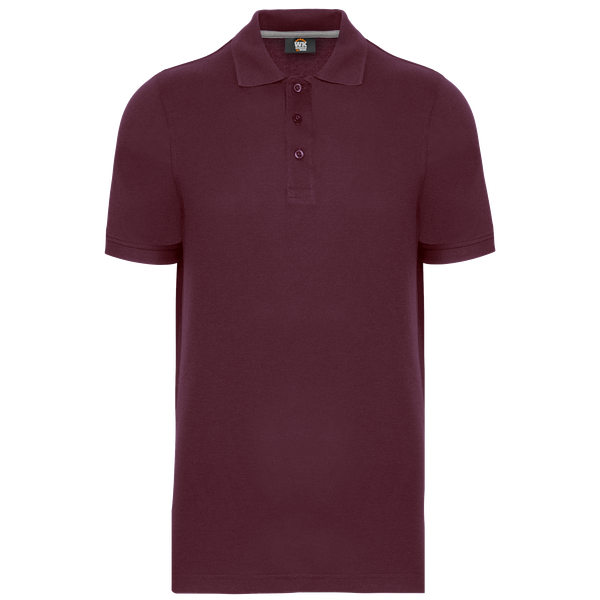 Polo manches courtes homme Wine WK. Designed To Work