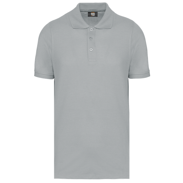 Polo manches courtes homme Snow Grey WK. Designed To Work