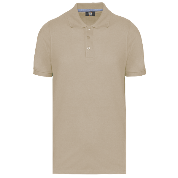 Polo manches courtes homme Light Sand WK. Designed To Work