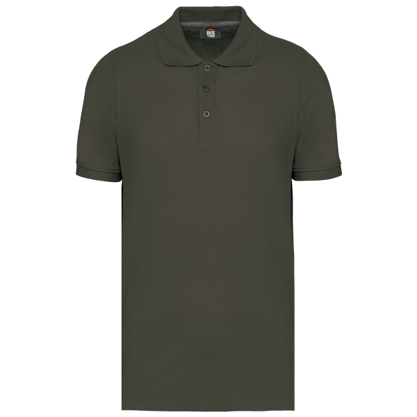 Polo manches courtes homme Dark Khaki WK. Designed To Work