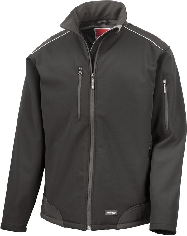 VESTE DE TRAVAIL SOFTSHELL RIPSTOP AVEC CORDURA® Black Result
