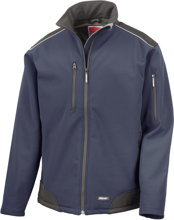 VESTE DE TRAVAIL SOFTSHELL RIPSTOP AVEC CORDURA® Navy / Black Result