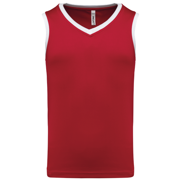 Maillot de basket-ball enfant Sporty Red / White PROACT®
