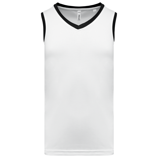 Maillot de basket-ball homme White / Black PROACT®