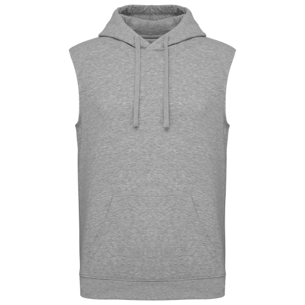 Sweat-shirt à capuche sans manches unisexe Oxford Grey PROACT®