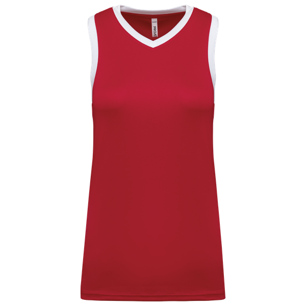 Maillot de basket-ball femme Sporty Red / White PROACT®