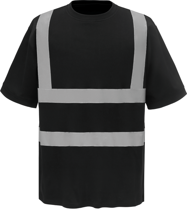 T-shirt manches courtes haute visibilité Black Yoko