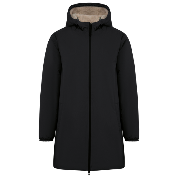 Veste écoresponsable imperméable doublée en sherpa unisexe Black Native Spirit