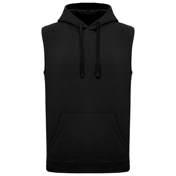 Sweat-shirt à capuche sans manches unisexe Black PROACT®