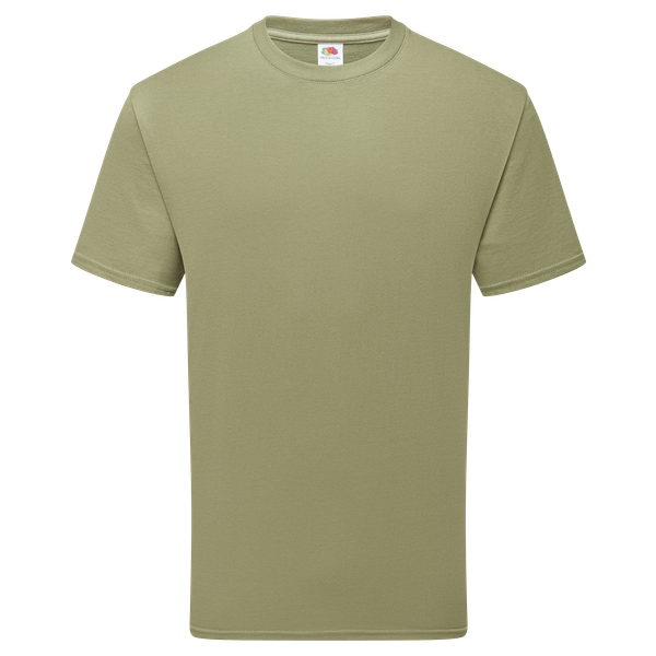 T-shirt pur coton Classic Olive Fruit of the Loom