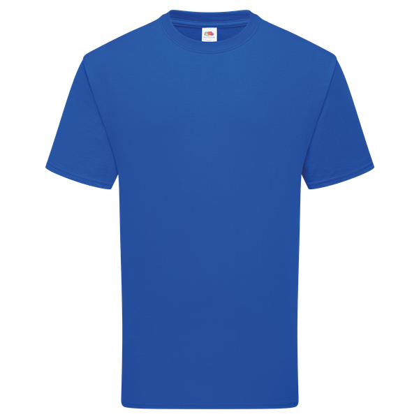 T-shirt pur coton Royal Blue Fruit of the Loom
