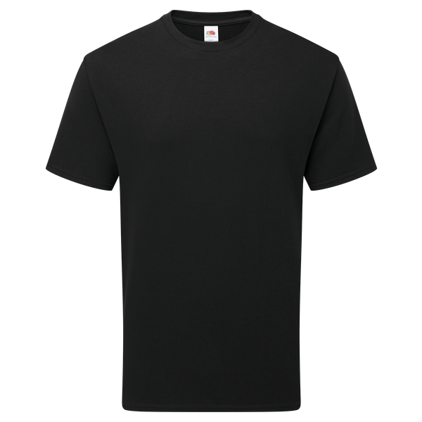 T-shirt pur coton Black Fruit of the Loom