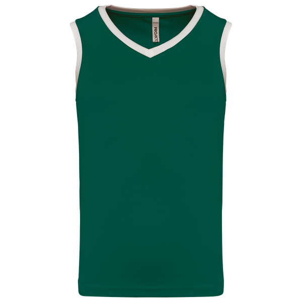Maillot de basket-ball enfant Dark Green / White PROACT®