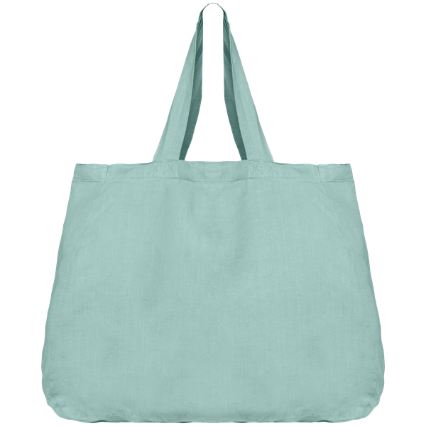 Sac shopping en lin 160GSM Jade Green Spasso
