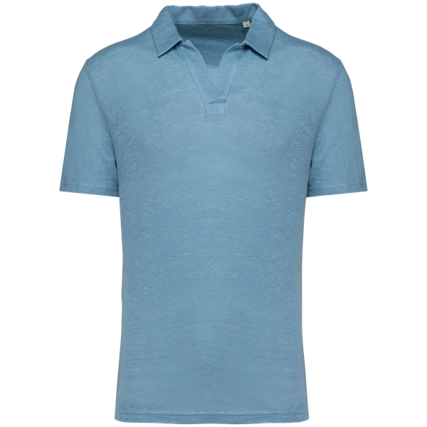 Polo en lin homme Cool Blue Spasso