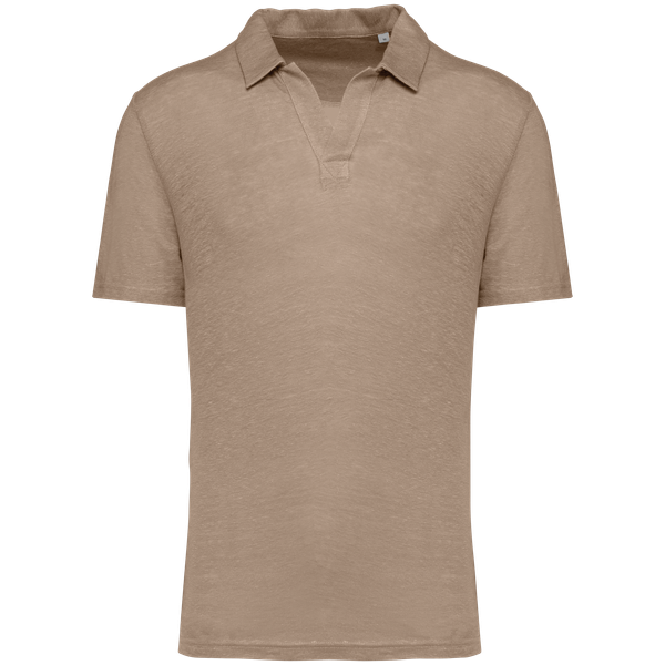 Polo en lin homme Wet Sand Spasso