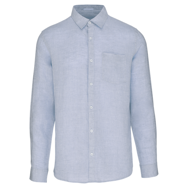 Chemise en lin homme Linen Blue Spasso