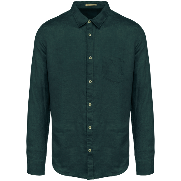 Chemise en lin homme Amazon Green Spasso