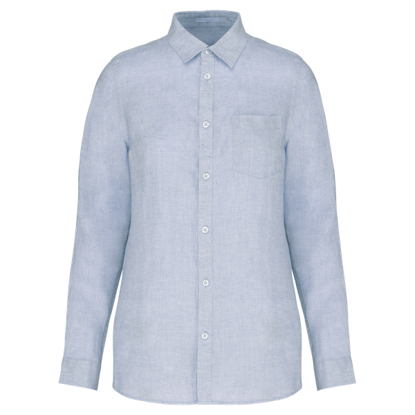 Chemise en lin femme Linen Blue Spasso