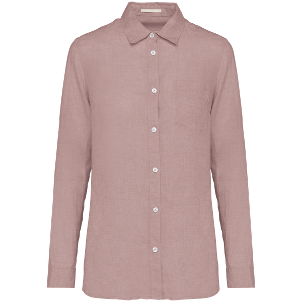 Chemise en lin femme Petal Rose Spasso