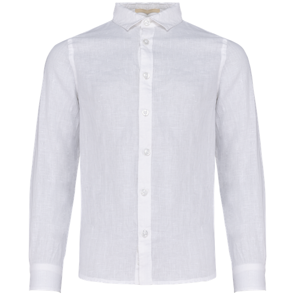 Chemise en lin enfant White Spasso