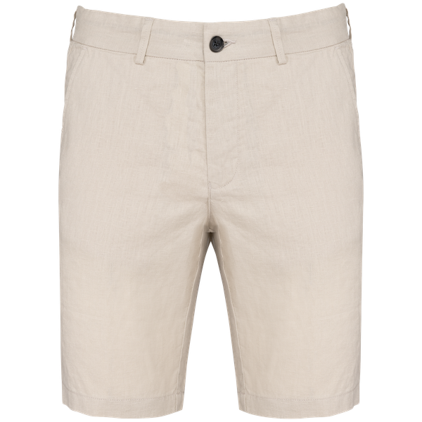 Bermuda en lin homme Linen Sand Spasso