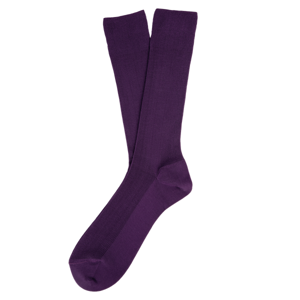 Chaussettes unisexes Deep Plum Spasso