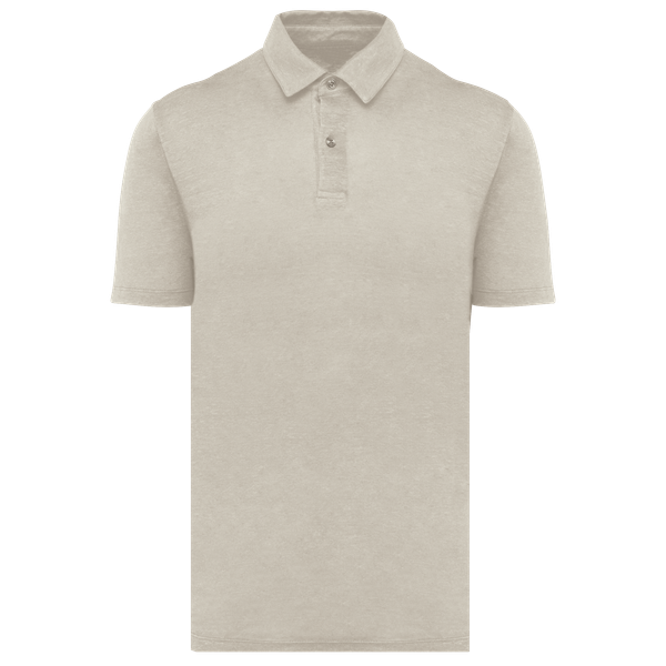 Polo en lin homme Linen Sand Spasso