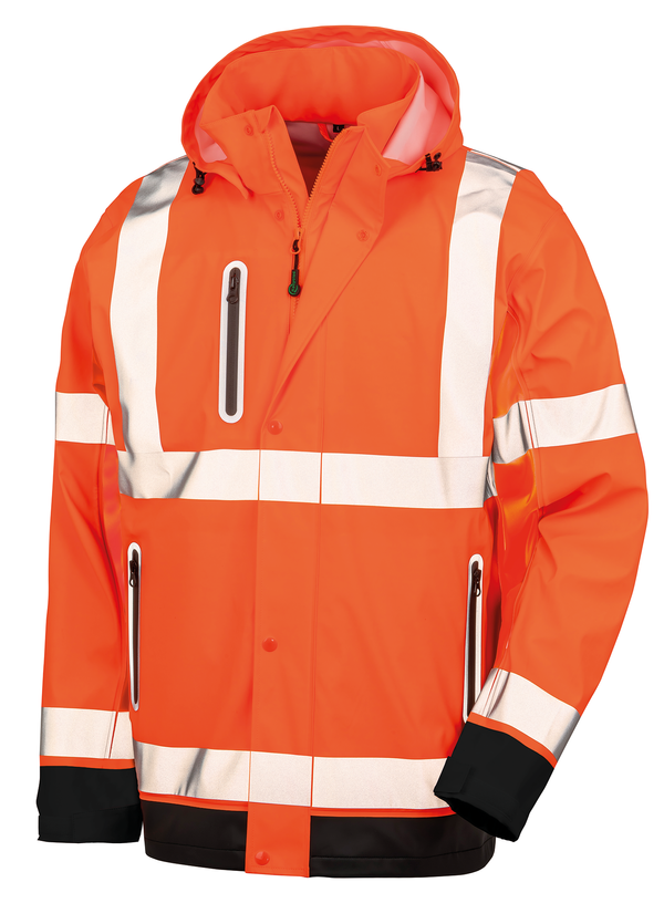 Veste Prism PU Safe & Dry Fluorescent Orange / Black Result