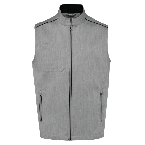 Gilet DayToDay homme Marl Oxford Grey / Black WK. Designed To Work