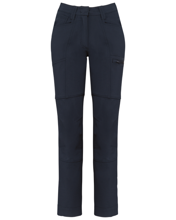 Pantalon recyclé stretch femme Navy WK. Designed To Work