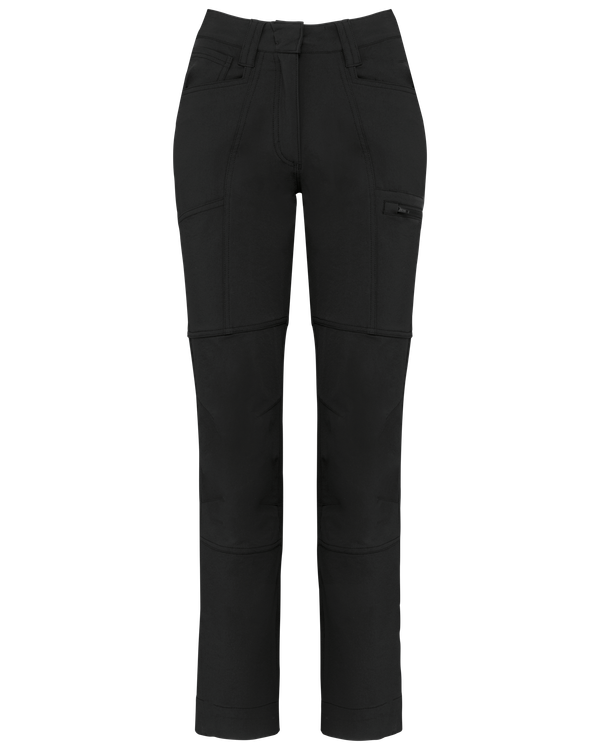 Pantalon recyclé stretch femme Black WK. Designed To Work