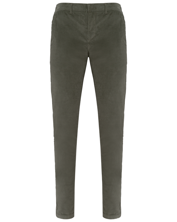 Pantalon écoresponsable en velours côtelé homme Pale Khaki Spasso