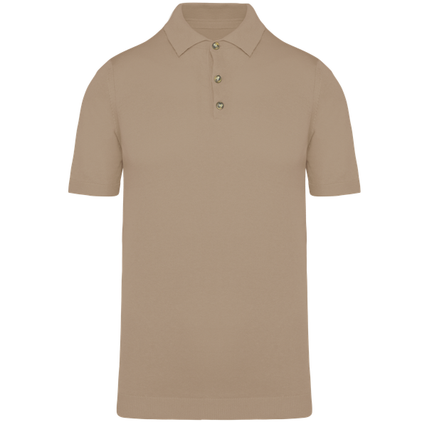 Polo écoresponsable en maille homme Wet Sand Spasso