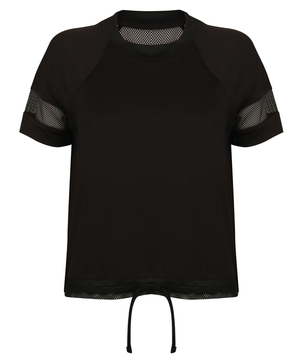 T-shirt femme oversized Black Tombo