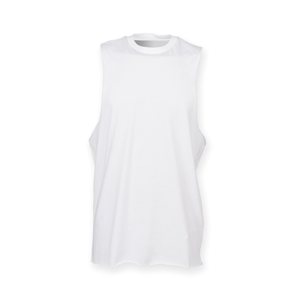 Débardeur évasé homme White SF Clothing
