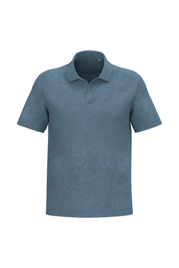 Polo écoresponsable en éponge homme Cool Blue Spasso