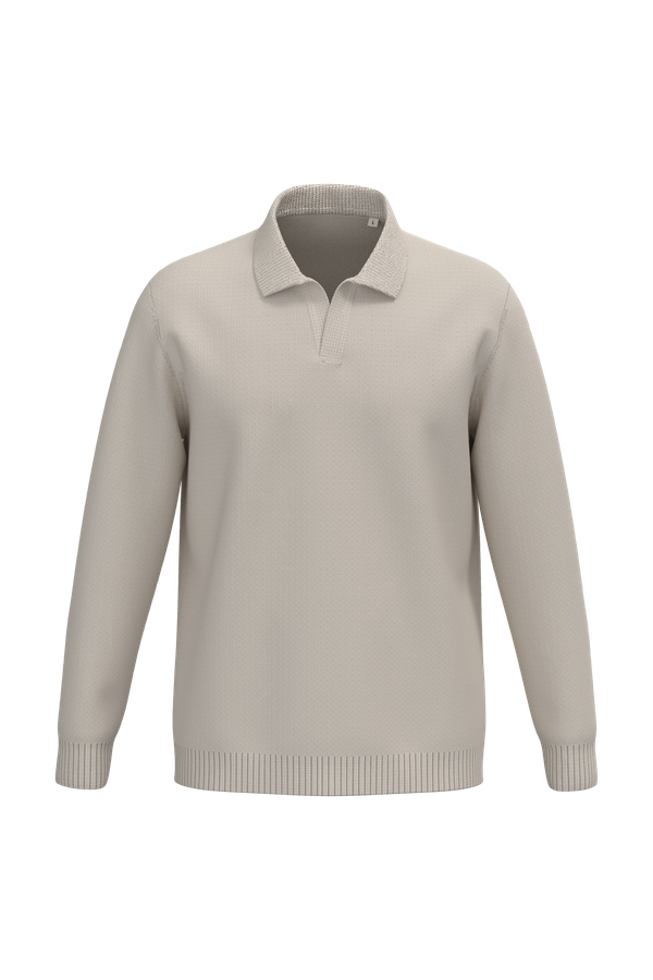 Pull homme à col polo Ivory Spasso